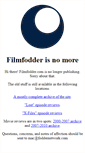 Mobile Screenshot of filmfodder.com